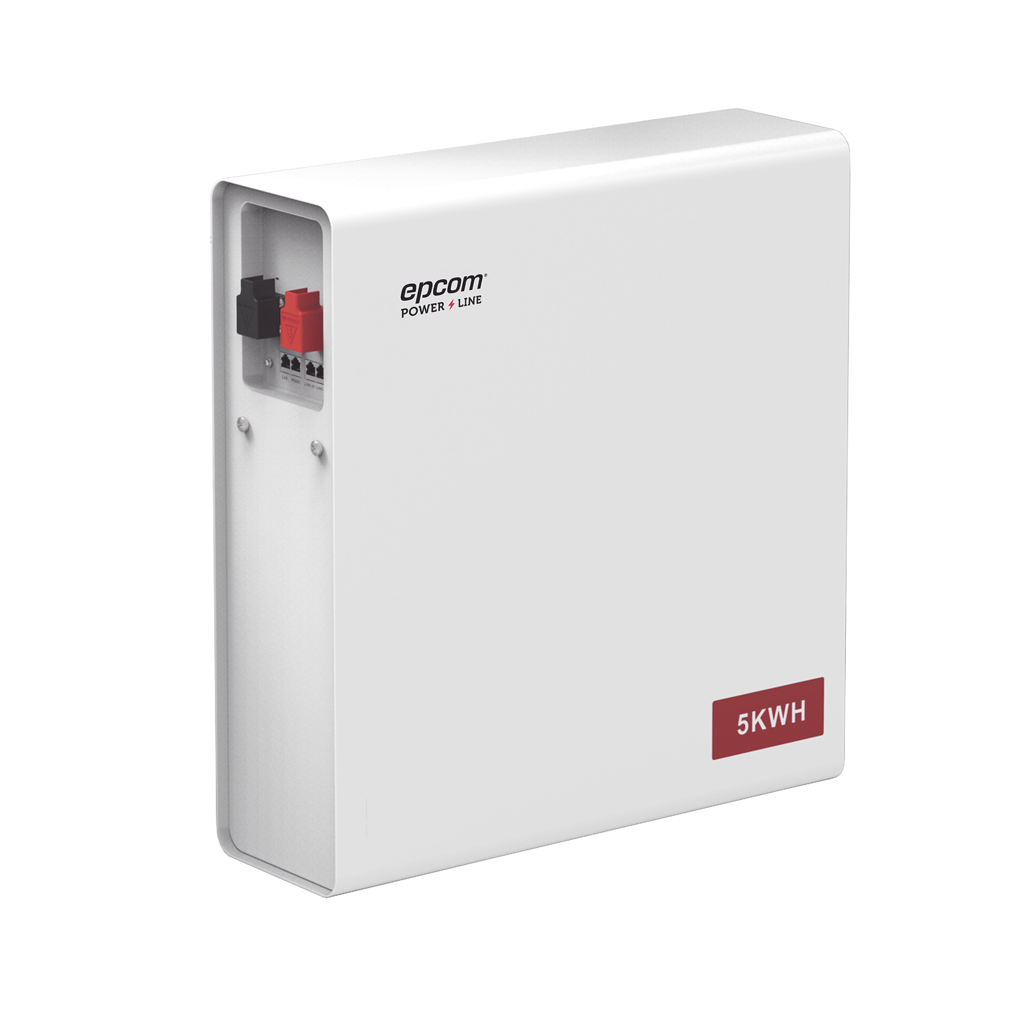 Batería de Litio Hierro Fosfato (LiFePO4) de 5 Kwh, 51.2 Vcc, 100 Ah, Outdoor, Instalación a pared Batería de Litio Hierro Fosfato (LiFePO4) de 5 Kwh, 51.2 Vcc, 100 Ah, Outdoor, Instalación a pared